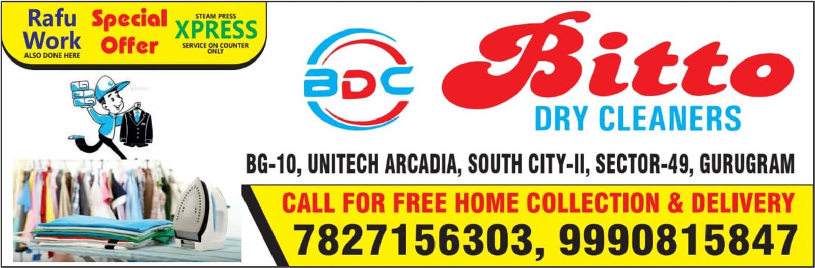 BITTO DRY CLEANERS (Arcadia  Dry Cleaner Shop